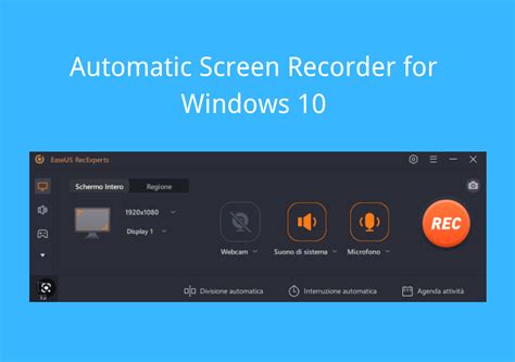 Top Options Best Automatic Screen Recorder For Windows Easeus