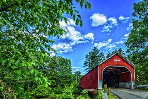 Sawyers Crossing Covered Bridge Photograph By Gestalt Imagery Fine