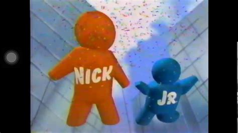 Nick Jr Face Big And Little Bumper Lassie Version 1995 Rare