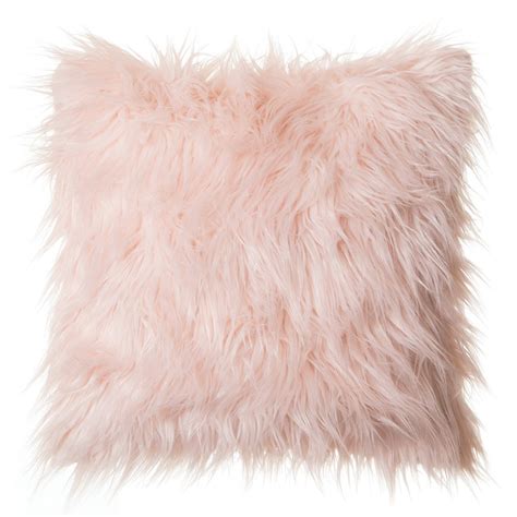 Pink Fluffy Throw Pillow On Storenvy