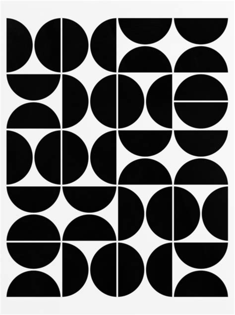 A Black And White Poster With Circles On It