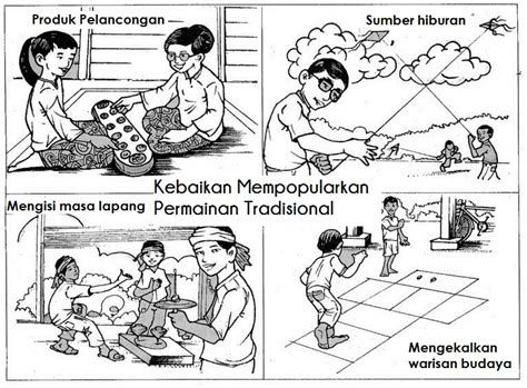 Dengan ini, pelancong asing dapat mengetahui dan berminat dengan permainan tradisional di malaysia dengan lebih lanjut. Ulasan PT3 Latihan 04 - Kebaikan Mempopularkan Permainan ...