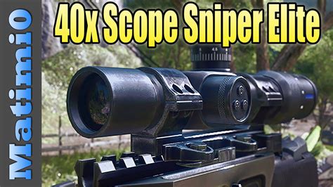 40x Scope Sniper Elite Battlefield 4 Squad Up Youtube