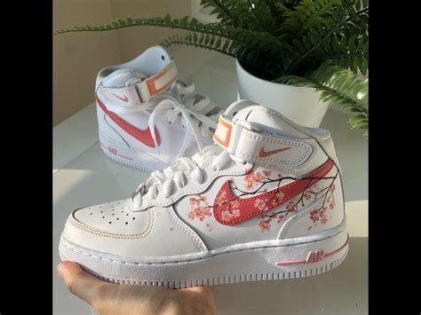 Cherry Blossom Nike Af1s In 2021 Nike Air Shoes Sneakers Men Fashion