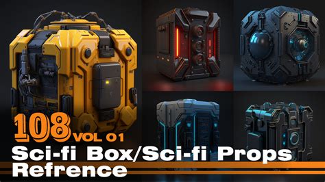 Artstation 108 Sci Fi Boxsci Fi Props Refrence V1 Artworks