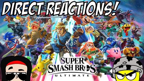 Super Smash Bros Ultimate Direct Reactions Youtube