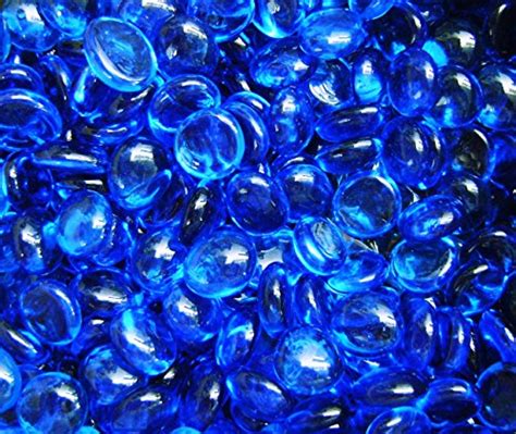 Creative Stuff Glass 1 Lb Aqua Blue Glass Gems Vase Fillers