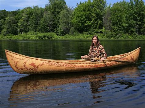 Birchbark Canoe By Maine Builder Steve Cayard Indigenous Watercraft