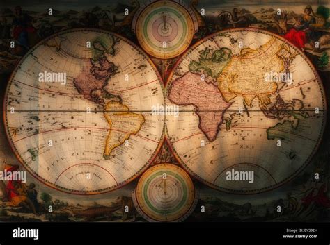 Antique World Map Hi Res Stock Photography And Images Alamy