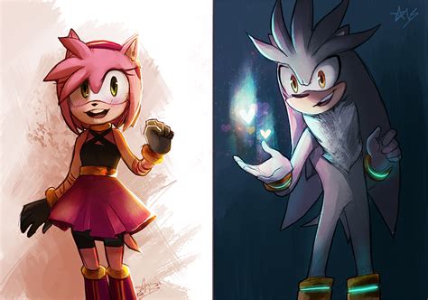 Redraws Amy And Silver By Silamy On Deviantart
