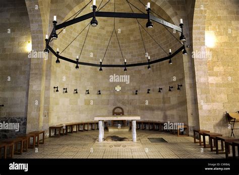 Interior View Church Of The Multiplication In Tabgha At The Sea Of