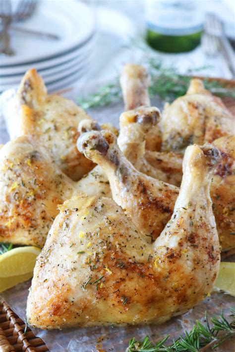Dry chicken thighs and drumsticks very well with paper towels. Baked Chicken Leg Quarters Recipe - The Anthony Kitchen