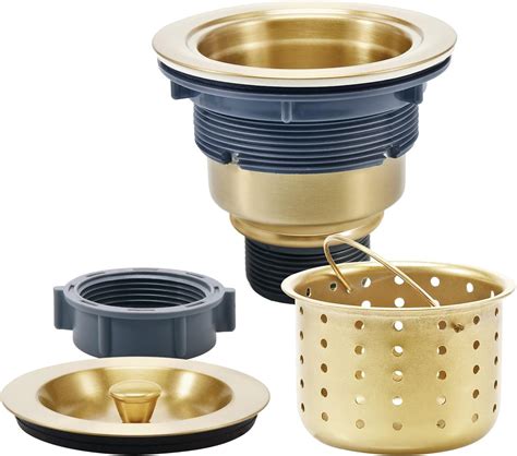 Buy Kone 3 12 Inch Gold Sink Drain Durable Stainless Steel Brass
