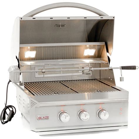 Blaze Professional 27 Inch 2 Burner Built In Propane Gas Grill With