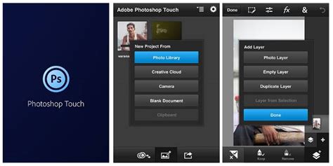 Adobe Photoshop Touch Arrives For Android Ios Smartphones
