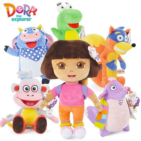 Genuine Dora The Explorer Boots Swiper Cartoon Plush Soft Stuffed Doll