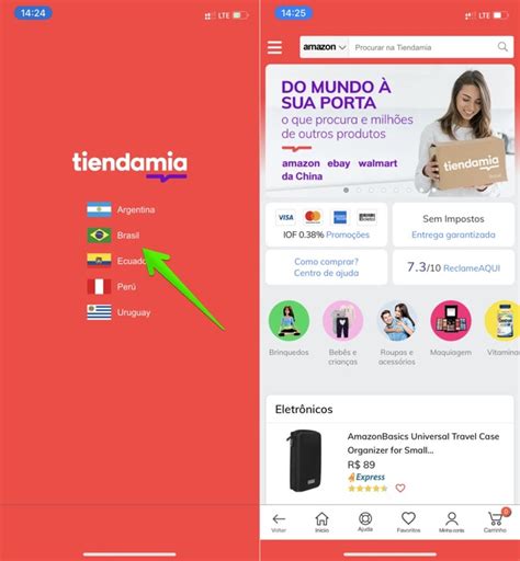 O aplicativo tiendamia permite que você compre nos eua a partir de sua casa. WAS Software