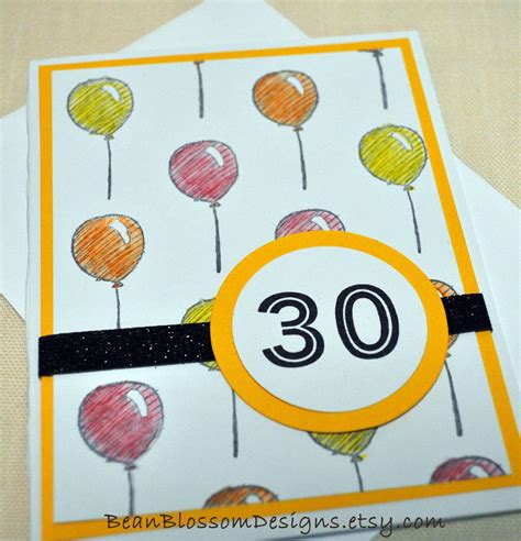 Milestone Birthday Card Custom Birthday Card Birthday Card Card