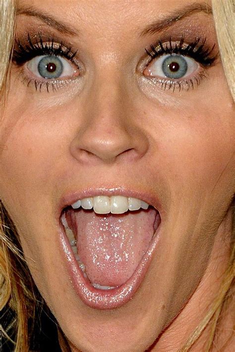 Celebrity Closeup Beautiful Teeth Long Tongue Girl Beautiful Lips
