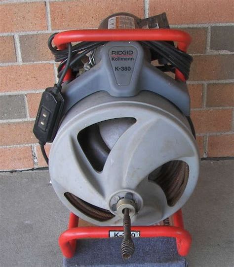 Ridgid K 380 Drum Drain Cleaning Machine ~ Plumbing Snake Rodder Ebay