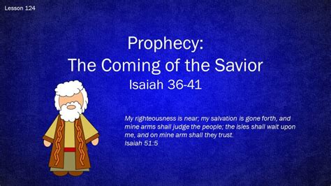 Old Testament Seminary Helps Lesson 126 Part 2 “prophecy The Coming Of