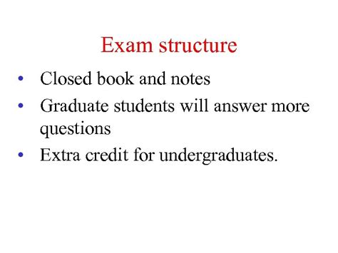 Review For IST Exam Exam Structure