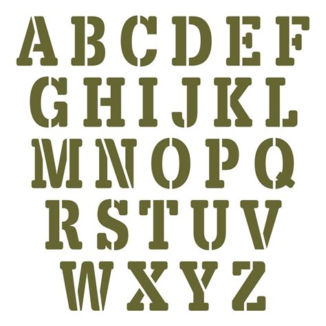 Stencils available in 2 inch, 3 inch, 4 inch, 5 inch & 6 inch print sizes. 6 Best 2.5 Inch Stencil Letters Printable - printablee.com