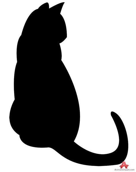 Cat Silhouette Clip Art Free Download On Clipartmag