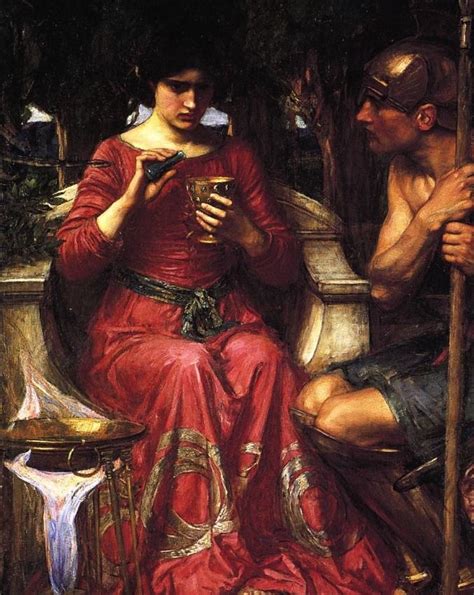 Jason And Medea Detail By John William Waterhouse 1907