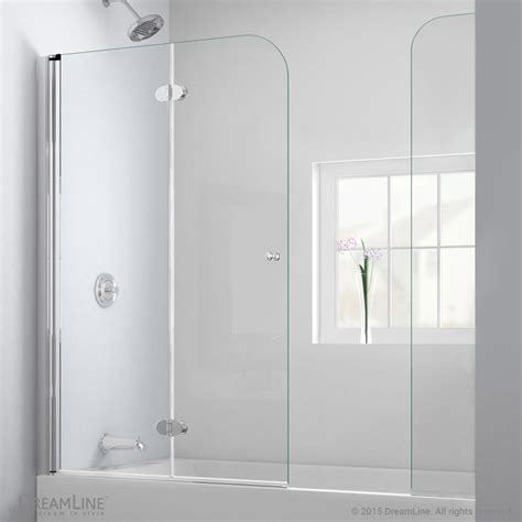 Home hardware's got you covered. Bath Authority DreamLine AquaFold Hinged Tub Door (56"-60 ...