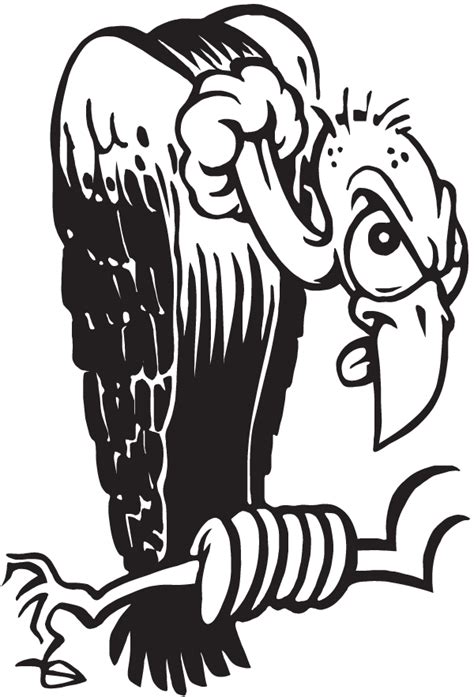 Cartoon Turkey Vulture Decal