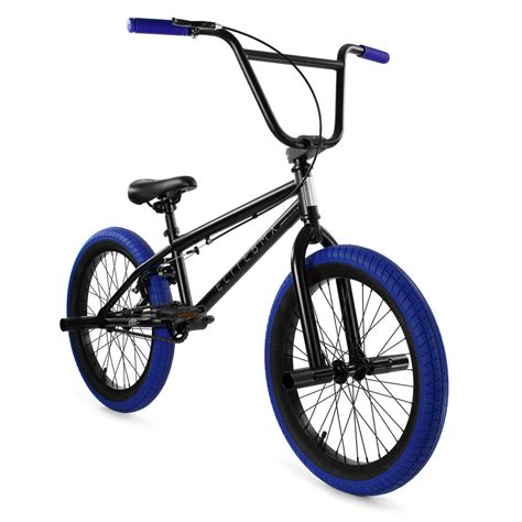 Elite Bmx Stealth 20tt Bmx Freestyle Bike Black Blue — Jandr Bicycles Inc