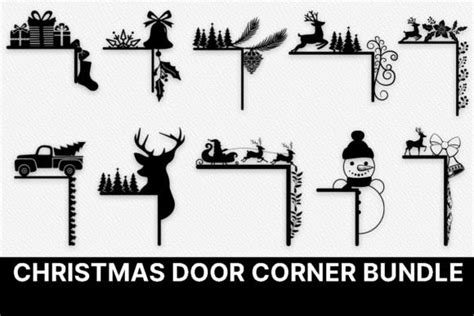 14 Christmas Door Corners Designs And Graphics