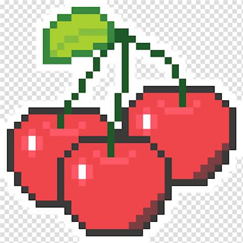 Color Pixel Art 8bit Color Cherries Pixelation Video Games Color