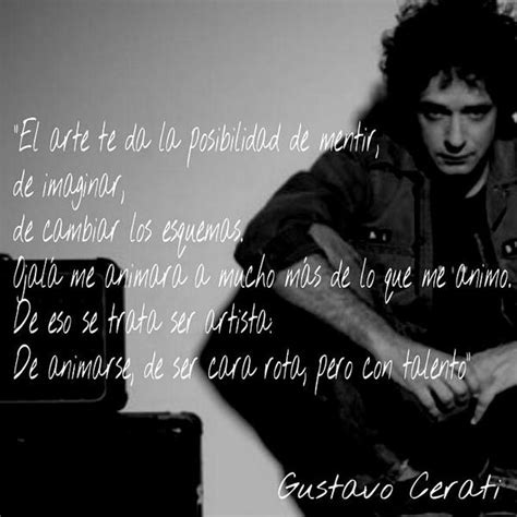 Frases.las frases son utilizadas para acompañar un posteo, o para describir lo que pensamos o sentimos en pocas palabras.estados de ánimos, sentimientos. 30 Imágenes Bonitas de GUSTAVO CERATI con Frases para Whatsapp