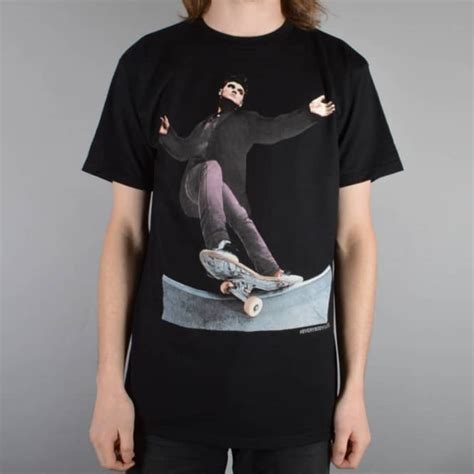 Everybody Skates Frontside Smith Skate T Shirt Black Skate Clothing