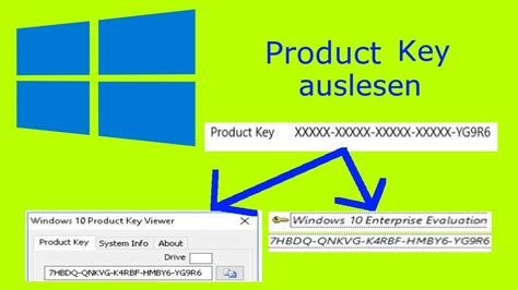 Windows Product Key Auslesen Tutorial Youtube