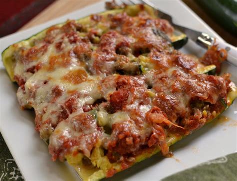 It takes a while, but have you seen the prices of store bought summer sausage?! Triple Cheese and Sausage Zucchini Boats | Recipe | Ground ...