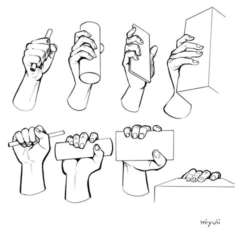 Hand Holding Object Drawing Reference 19 Images Result Koltelo