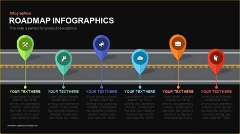 Keynote Roadmap Template Free Of Roadmap Infographics Powerpoint