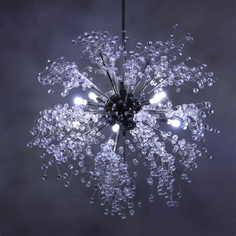 Crystal Chandelier Dandelion Modern Pendant Light Fixture Led Led