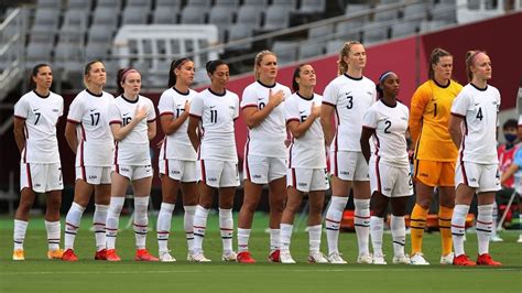 Did Us Womens Soccer Kneel During National Anthem At 2020 Olympic