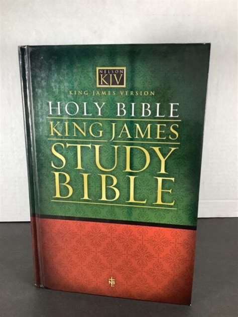 The King James Study Bible By Thomas Nelson 1993 Bonded Leather