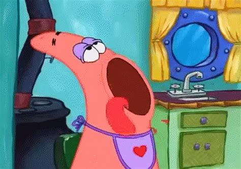 Gif Patrick Star Spongebob Squarepants Tongue Animated Gif On Gifer By Karn