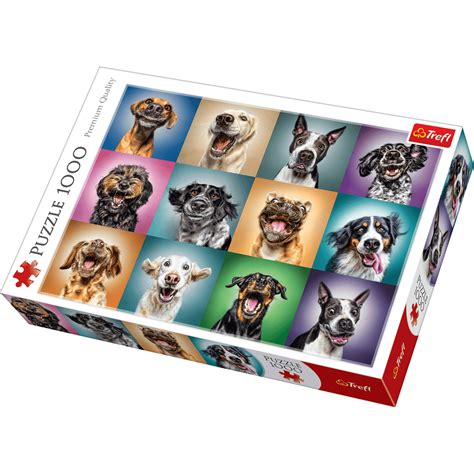 Buy Trefl Puzzle 1000 Pc Funny Dog Portraits 10462