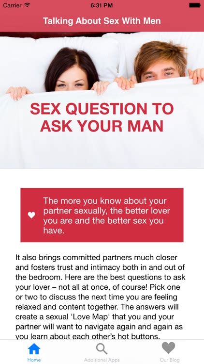Sex Questions To Ask Men By The Gottman Institute