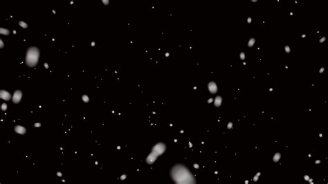 K Rendered Computer Generated Falling Snow Overlay Or Background My