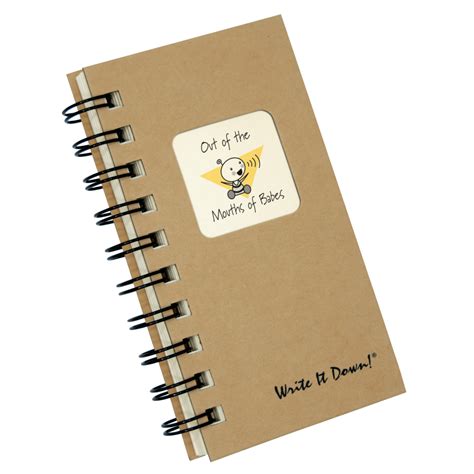 Out Of The Mouths Of Babes Mini Journal Journals Unlimited Inc