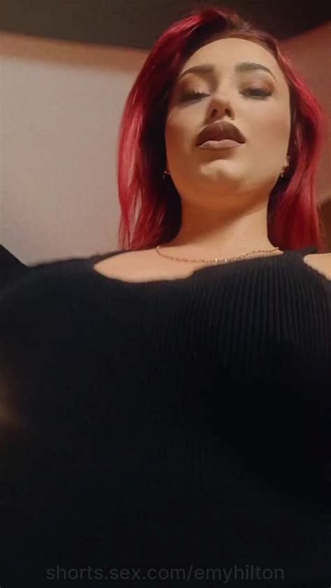 Emyhilton You Can Feel The Fire And Desire Redhead Horny Bigtits