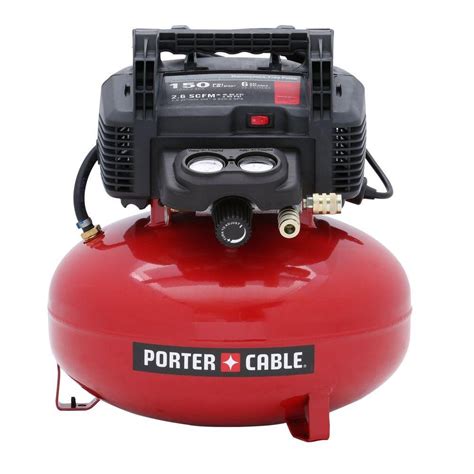 Porter Cable Air Compressor 6 Gallon Pancake Oil Free C2002 Find